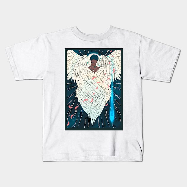 FFXIV Endwalker Hermes / Fandaniel The Protector Kids T-Shirt by yalitreads